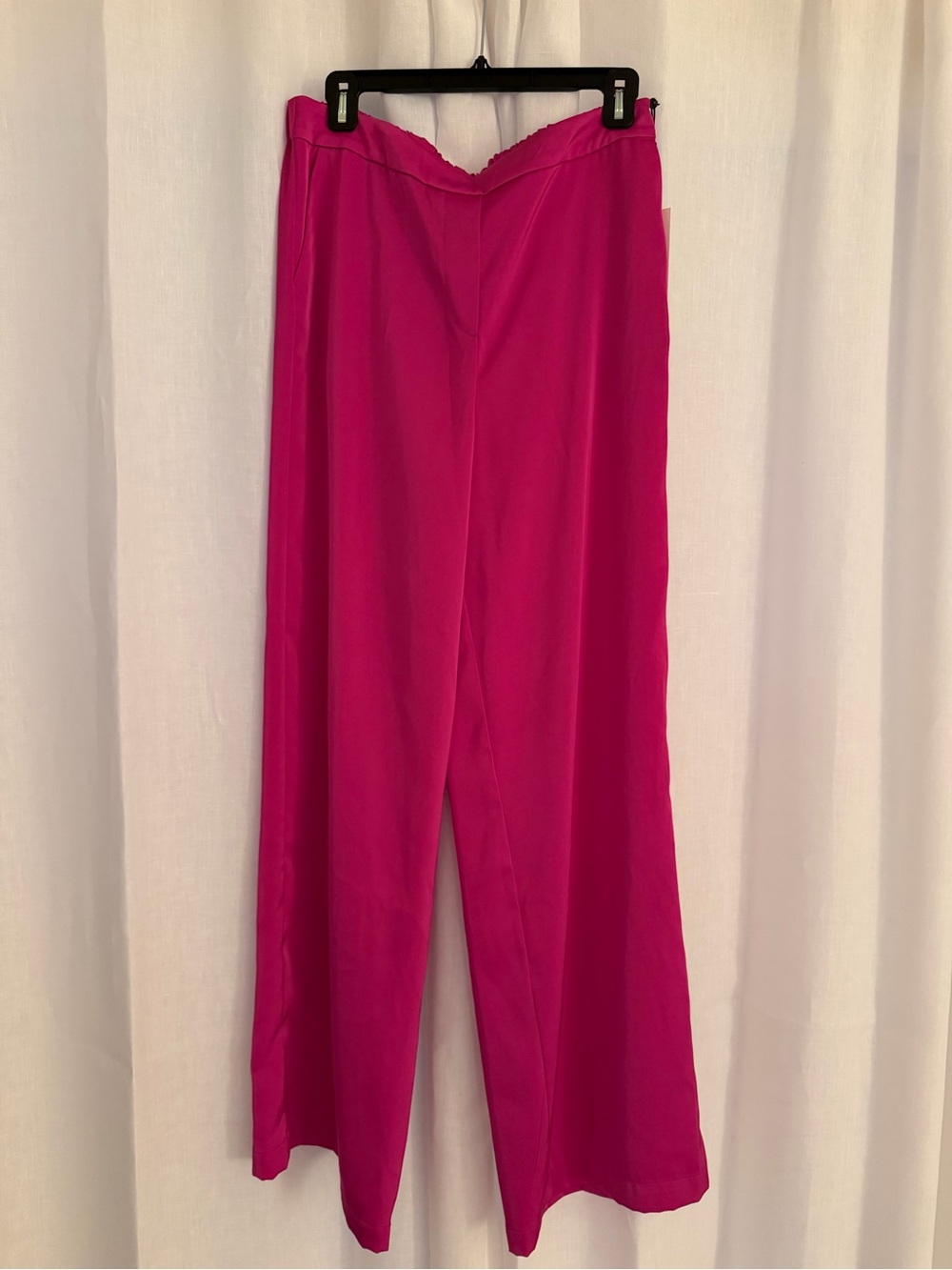 Calvin Klein Wide-Leg Pants in Hot Pink